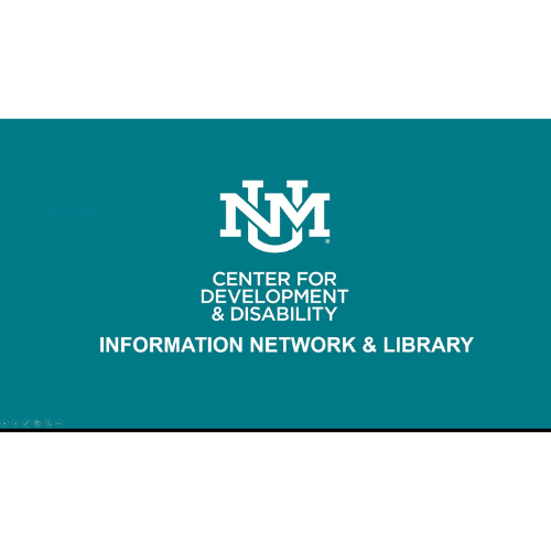 UNM Center for Development & Disability Information Network